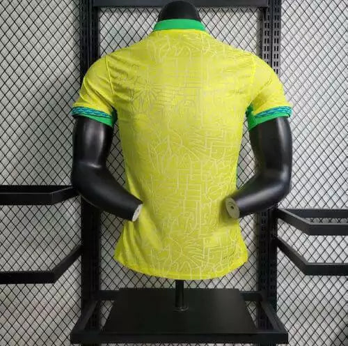 Camisa Seleção Brasileira Home 24/25 Versão Jogador Masculina - Amarela