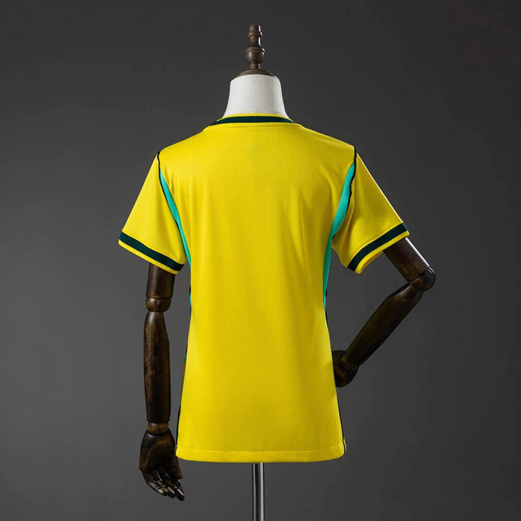 Camisa Brasil Home 2026 Feminina - Amarela