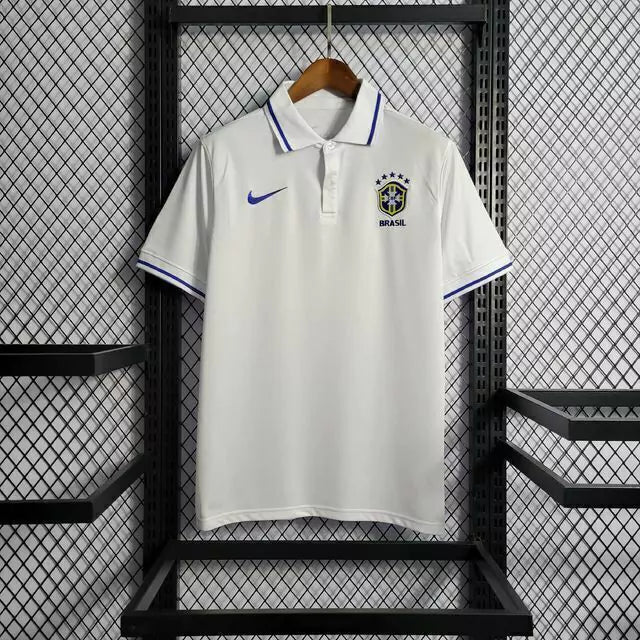 Camisa Polo Brasil Nike - Branco