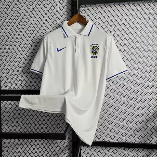 Camisa Polo Brasil Nike - Branco